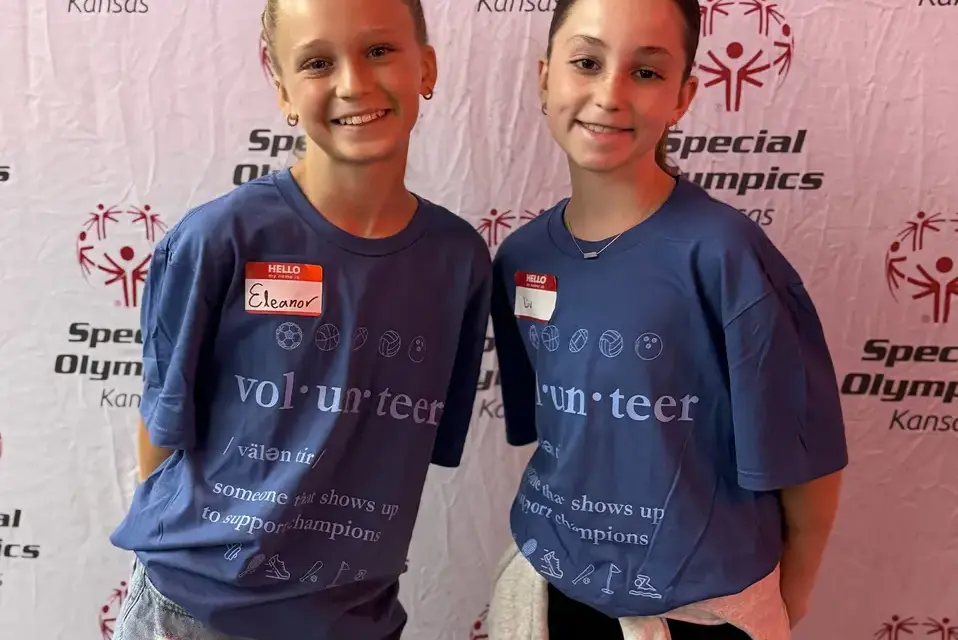 Middle School students volunteer at The Special Olympics